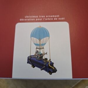 Hallmark Fortnite Battle Bus Ornament - Blue and White